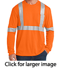 CornerStone&reg; ANSI 107 Class 2 Long Sleeve Safety T