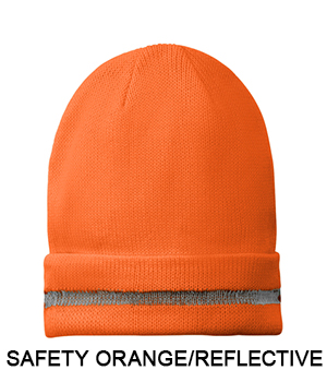 CornerStone&reg; Enhanced Visibility Beanie with Reflective Stripe