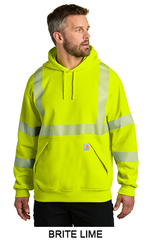 Carhartt&reg; ANSI 107 Class 3 Hooded Sweatshirt