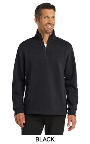 Slub Fleece 1/4 Zip Pullover