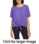 Women's Perfect Fit Tie Front Blouse