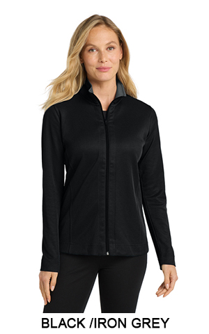Port Authority Women's Vertical Texture Full Zip Jacket